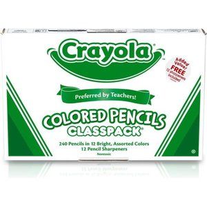 Colored Pencils Classpack (240 Ct), Bulk Classroom Supplies, Colored Pencils